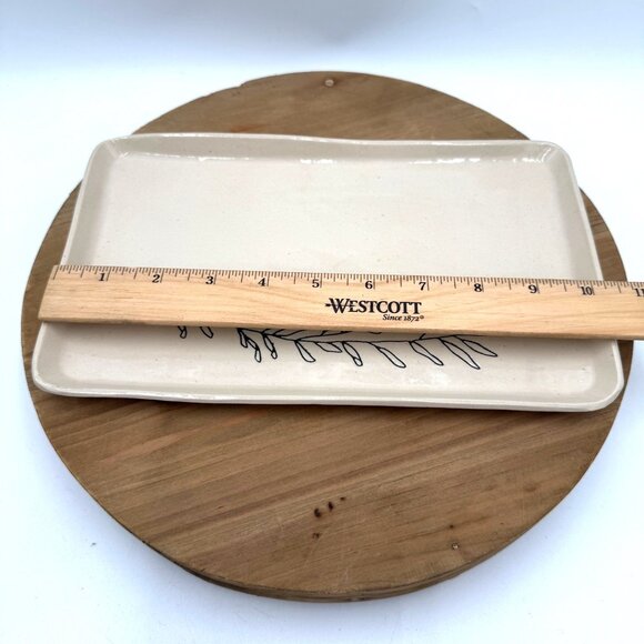 CSF Ceramics Small Tray: Lavender Tan black trinket key dresser table home decor - Picture 5 of 8